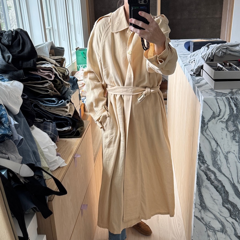 Ralph Lauren Classic Tan Full length trench coat